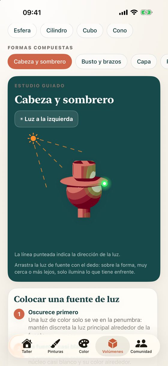 Captura de pantalla: Entender la luz